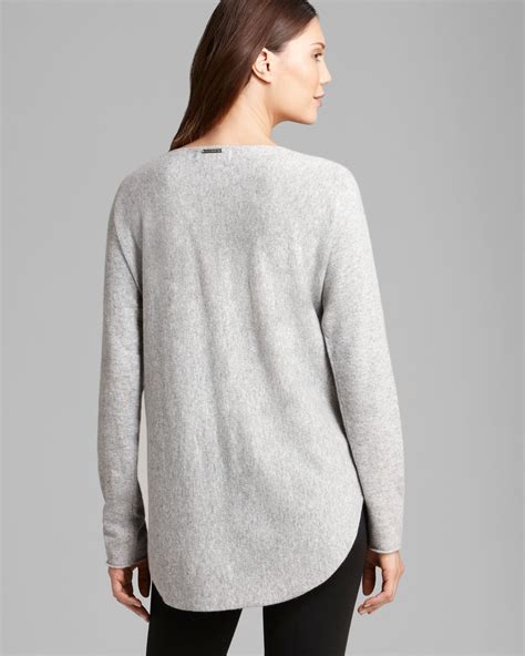 Women's Crew Neck Michael Kors Gray Products 